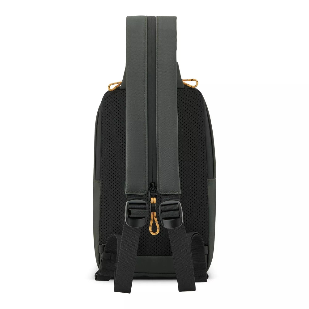 Valigeria Roncato Norway Crossbody Backpack Bag In Green