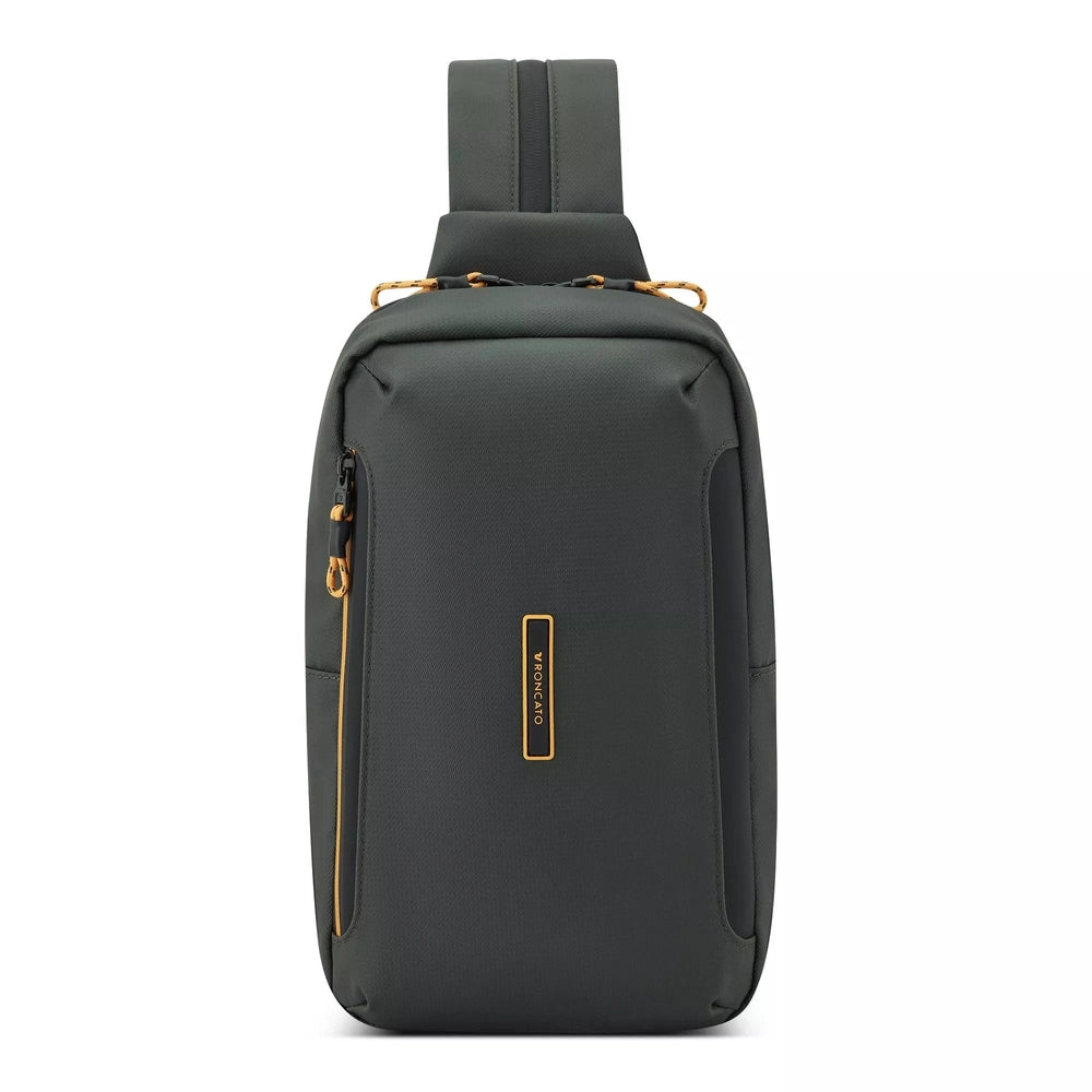 Valigeria Roncato Norway Crossbody Backpack Bag In Green