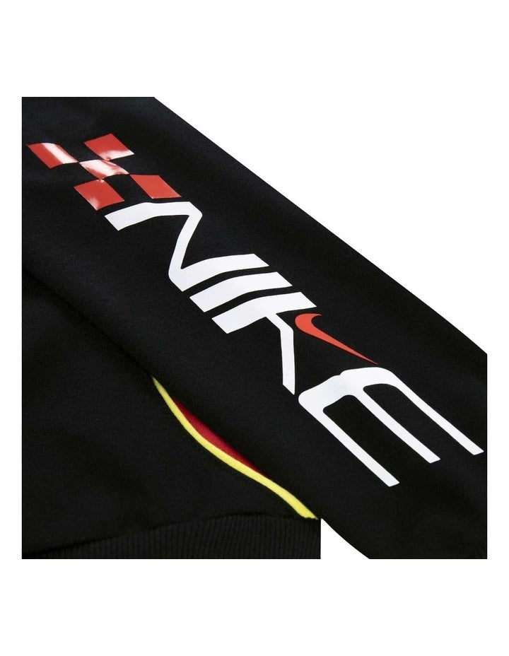 Nike Boys Nsw Victory Lap Hoodie In Black