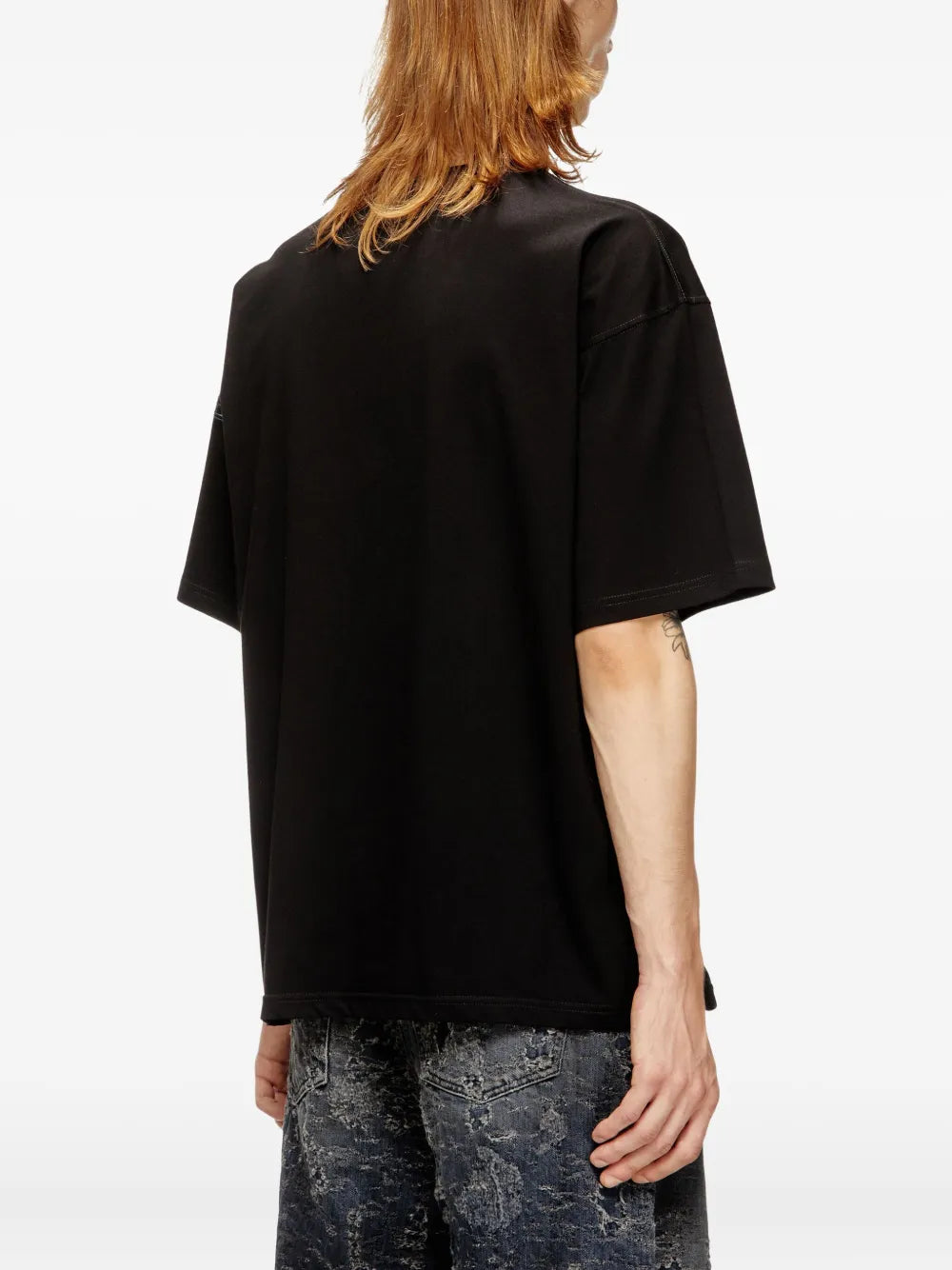 Diesel Mens T-Boxt-T25 Relaxed T-Shirt In Black
