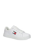 Tommy Hilfiger Womens Logo Sneaker in White