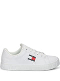 Tommy Hilfiger Womens Logo Sneaker in White