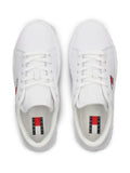 Tommy Hilfiger Womens Logo Sneaker in White