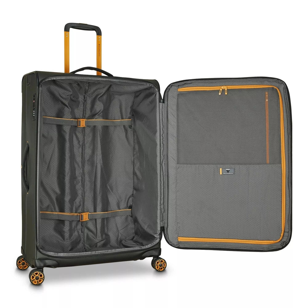 Valigeria Roncato Norway Spinner 4 Wheels Expandable In Green