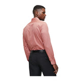Polo Mens Essential Sateen Long Sleeve Shirt In Pink