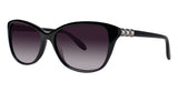 Vera Wang Crystals Detail Sunglasses In Black