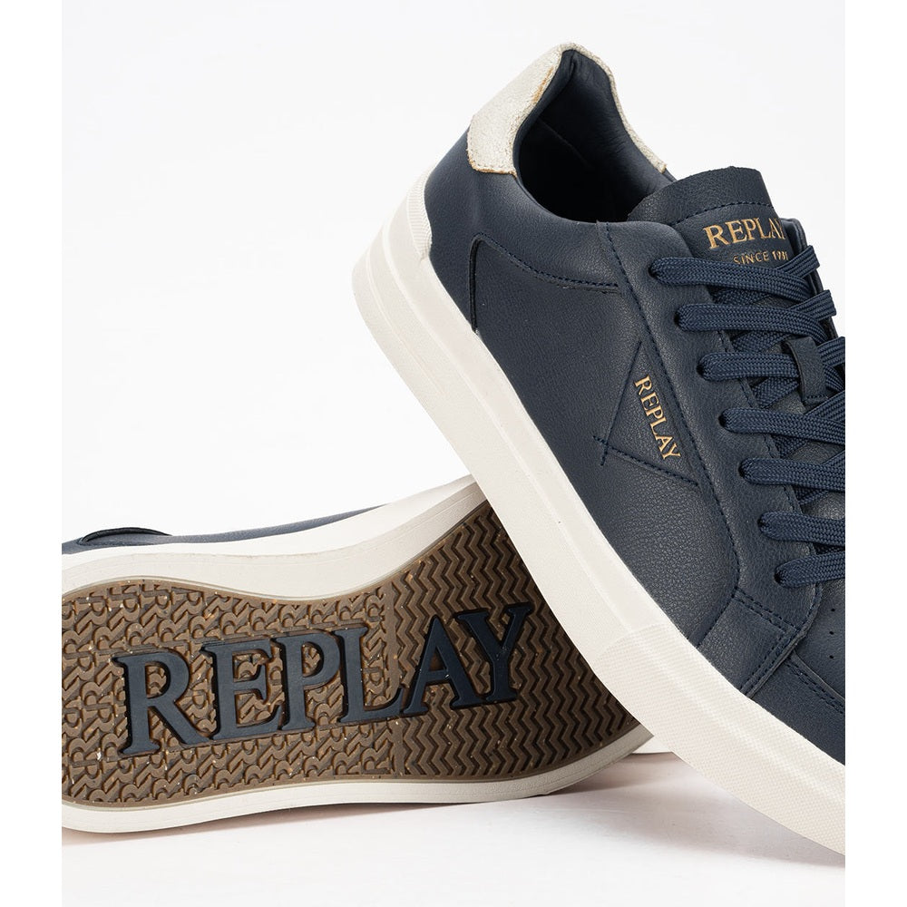 Replay Mens Evan Edit Shoes In Navy