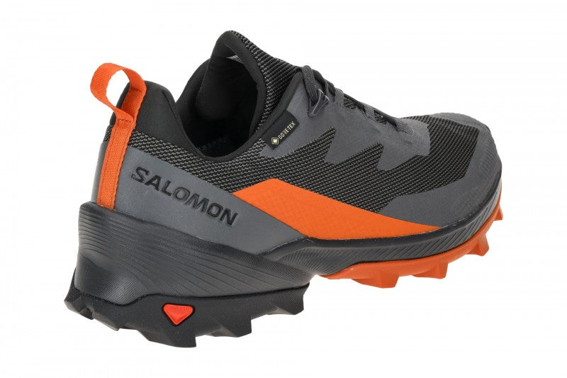 Salomon Mens Cross Over 2 GTX Shoes In Grey And Orange