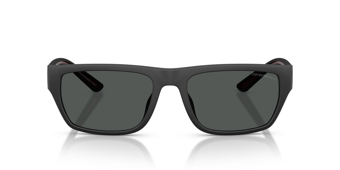 Emporio Armani Mens Full Rim Sunglasses In Black/Maroon