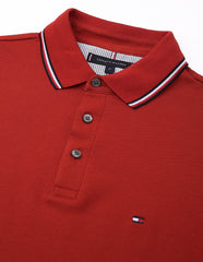 Tommy Hilfiger Mw307506 Msw 1985 Rwb Tipped Slim Polo Magma