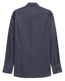 Bugatti Mens Casual Long Sleeve Shirt In Navy