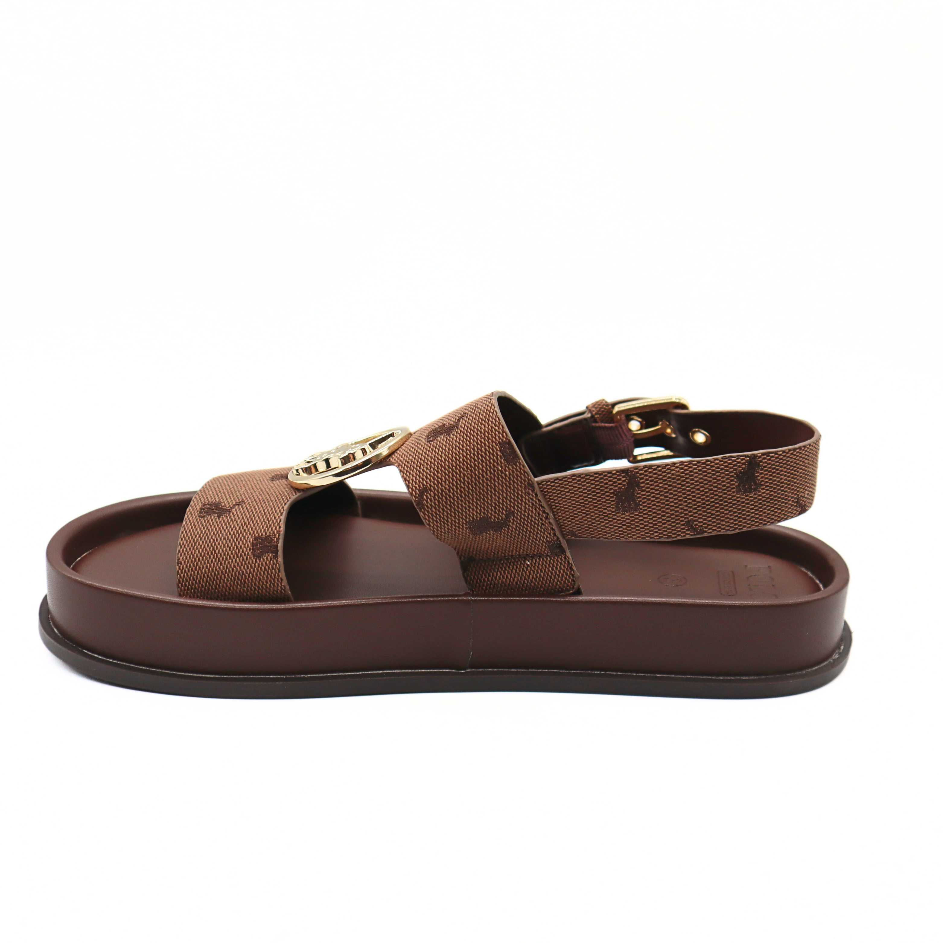 Polo 0075788 Womens Moulded Trim Sandals Brown