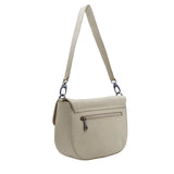 Lefel Round Flap Sling Bag In Sand
