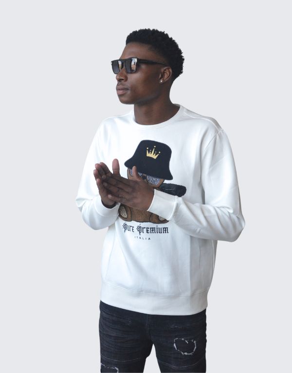 Pure Premium Namek Sweater In White