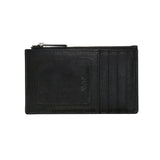 Lefel Mens Card/Coin Holder In Black