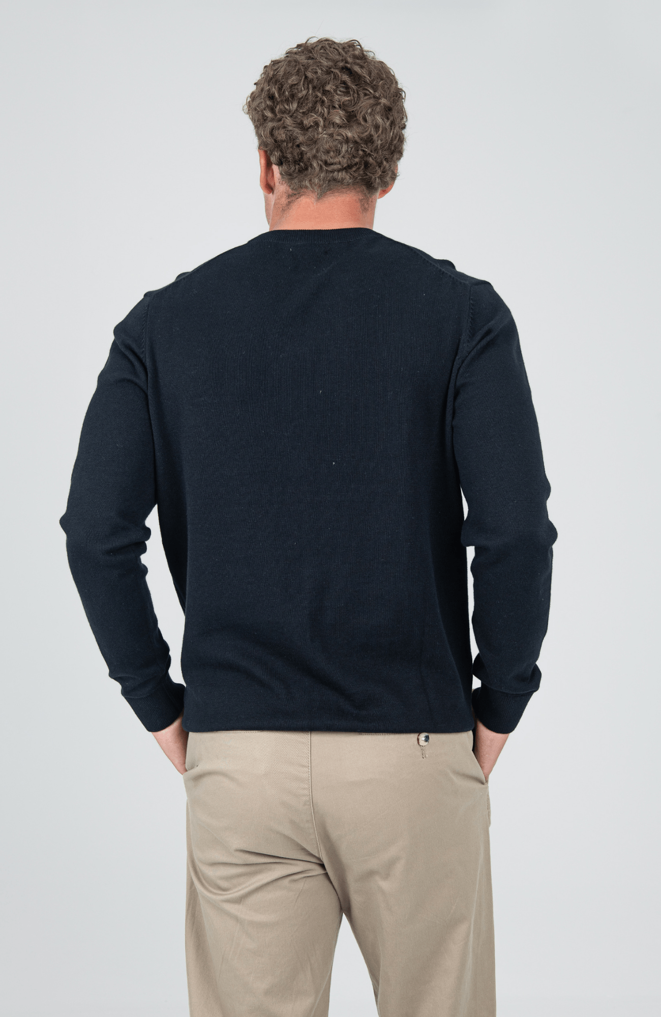 Ben Sherman Black Knit Crew Neck