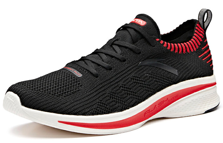 Anta Mens Running Shoes In Black & Red