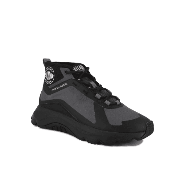 Palladium Mens Thunder Mid Shoes In Black