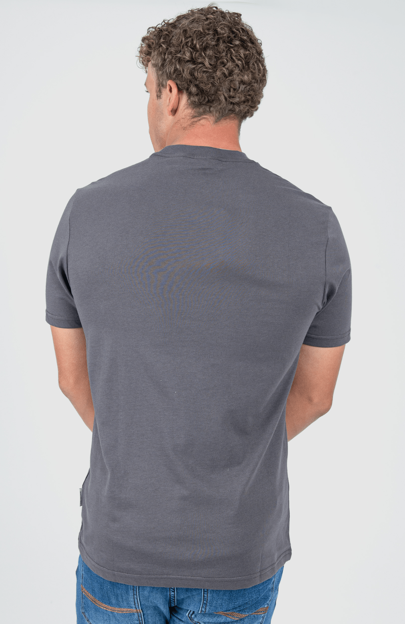 Ben Sherman Mens Guitar Lead T-Shirt Charcoal