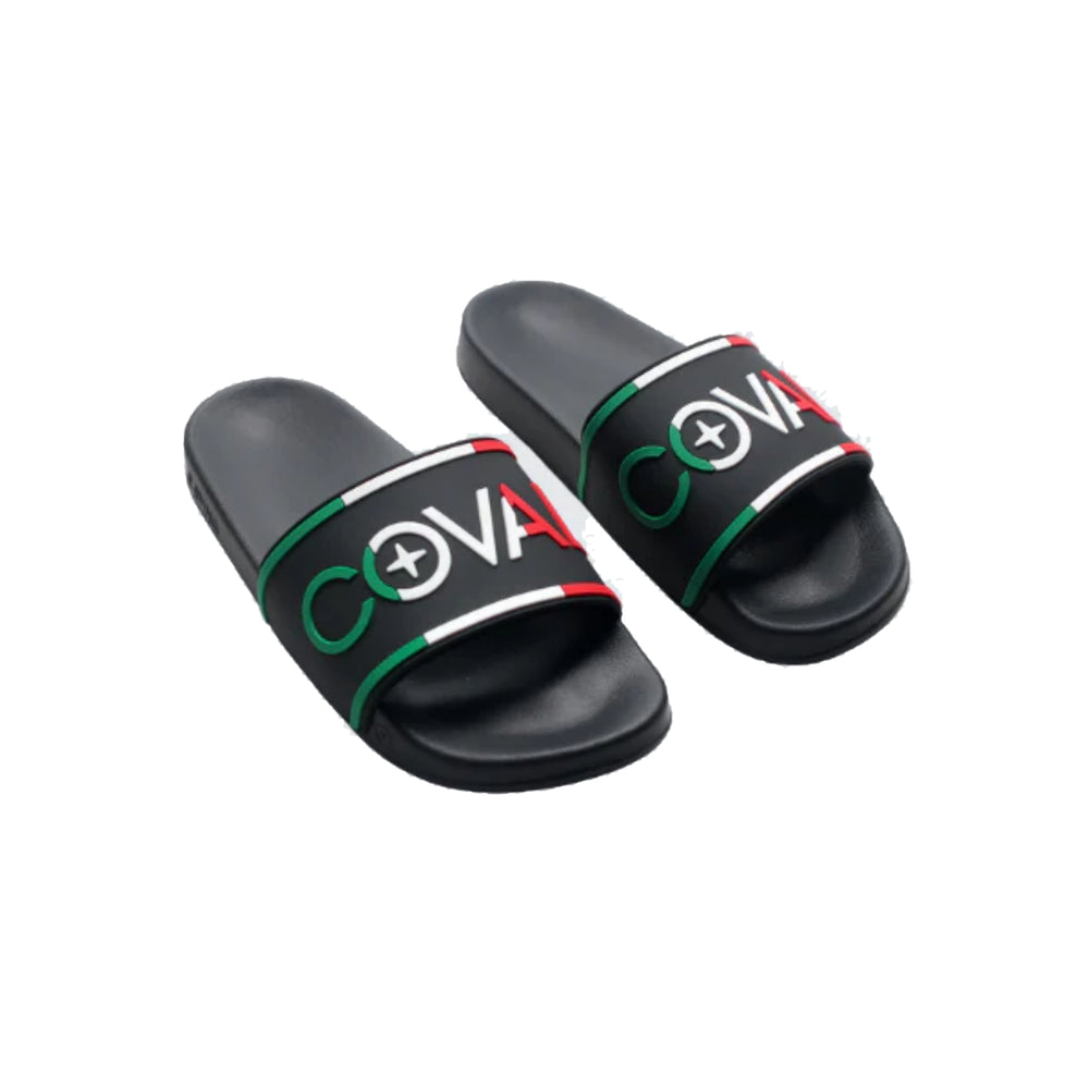 Covali Mens Cita Slides In Black