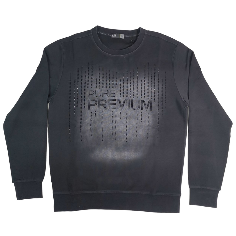 Pure Premium Mens Crema Grey Sweater