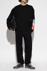 Diesel Mens S-Boxt-Nc Crew Sweatshirt In Black