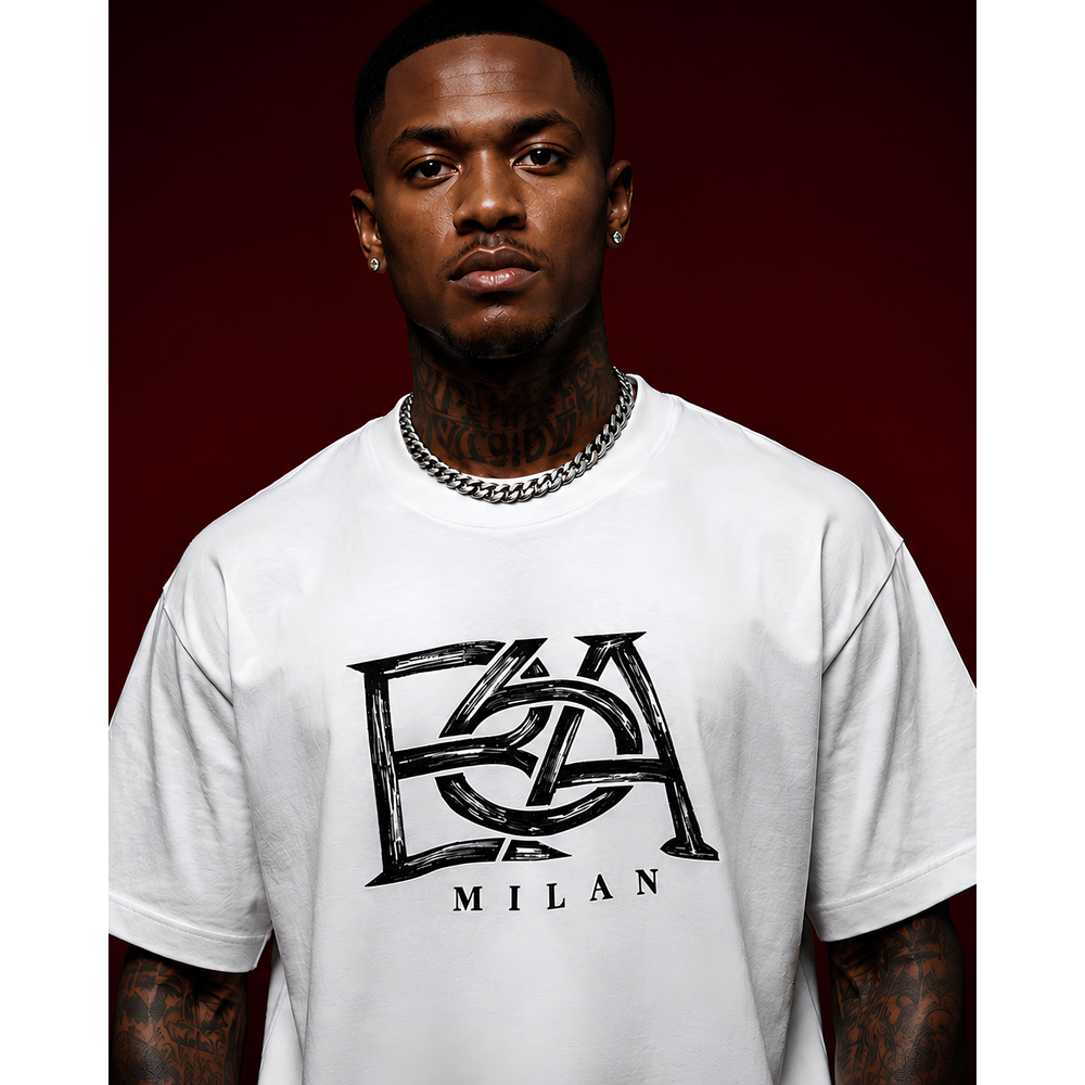 Covali Mens BA6 Luna T-Shirt In White