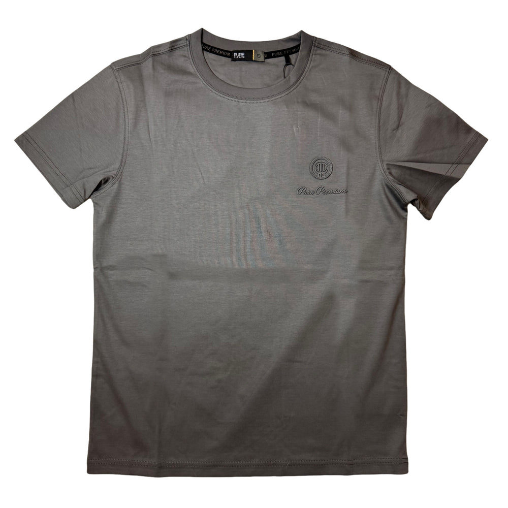 Pure Premium Mens esen T-Shirt In Charcoal