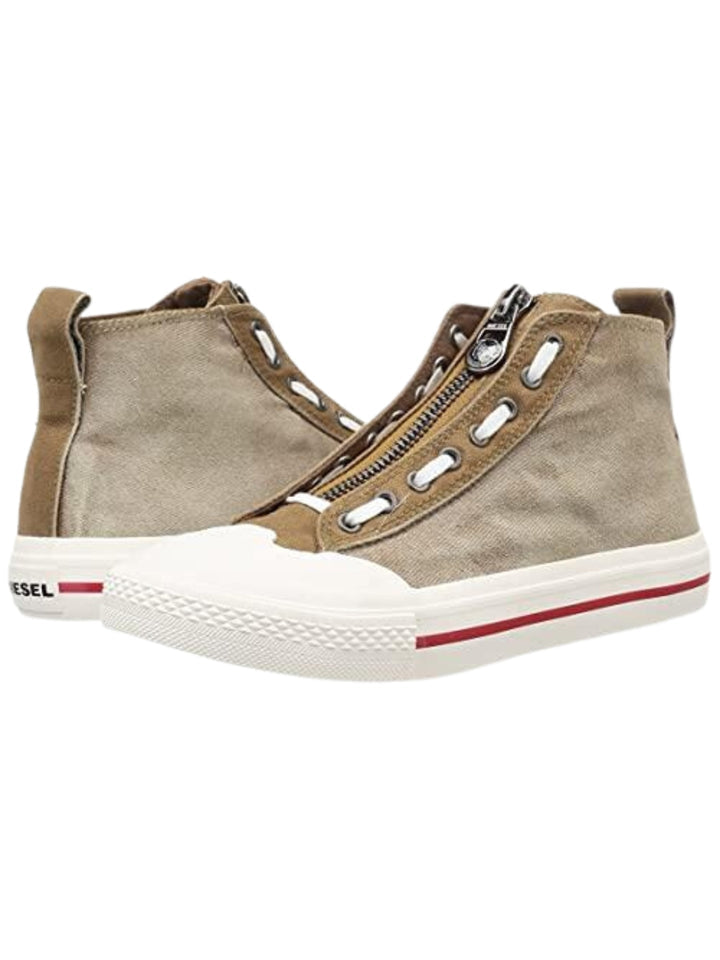 Diesel M Astico Mzip Lace Sneakers Rust