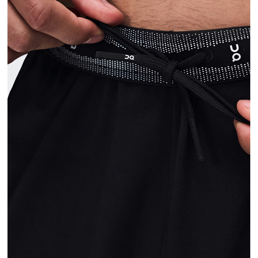 On Mens 7" Train Shorts In Black