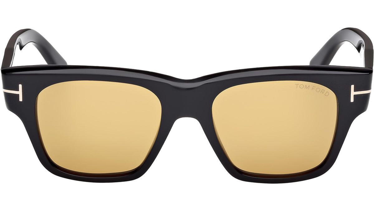 Tom Ford Caine 02 Square Frame Unisex Sunglasses In Black