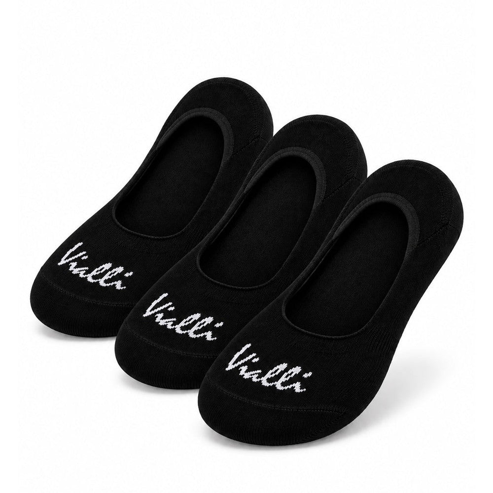 Vialli 3 Pack Secret Socks In Black