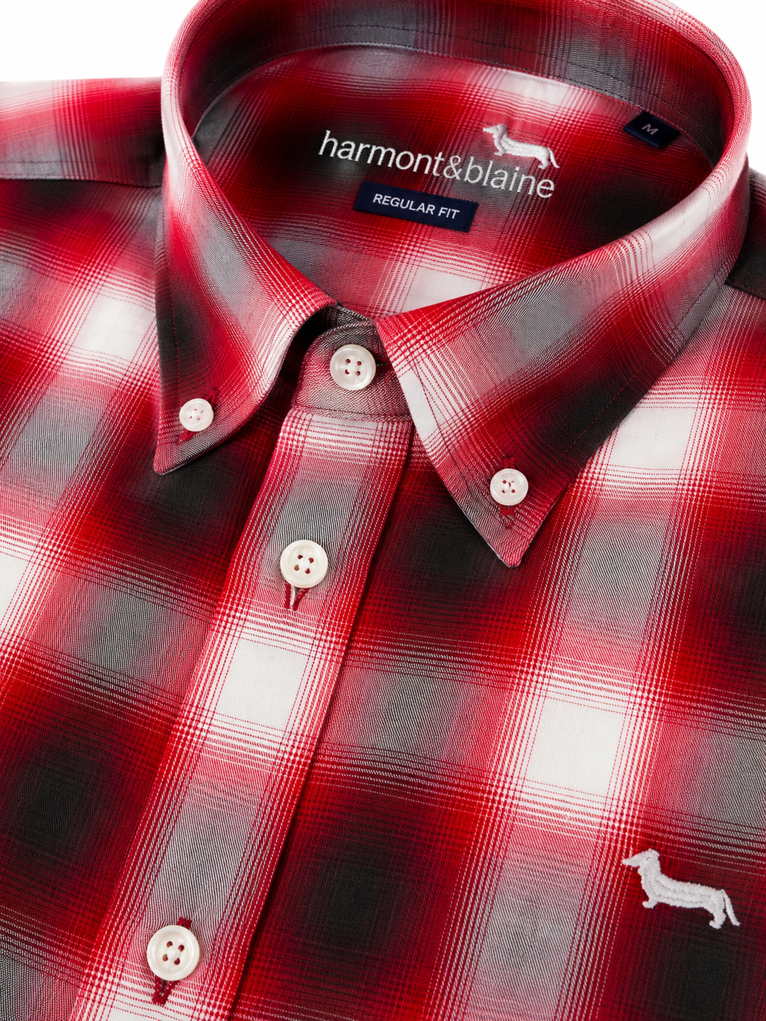 Harmont & Blaine Mens Basic Shirt In Red Multi