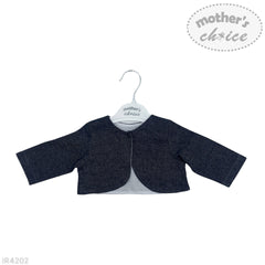 Mother's Choice Girls Denim Bolero In Navy