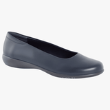 Green Cross Ladies Flats Shoe In Navy