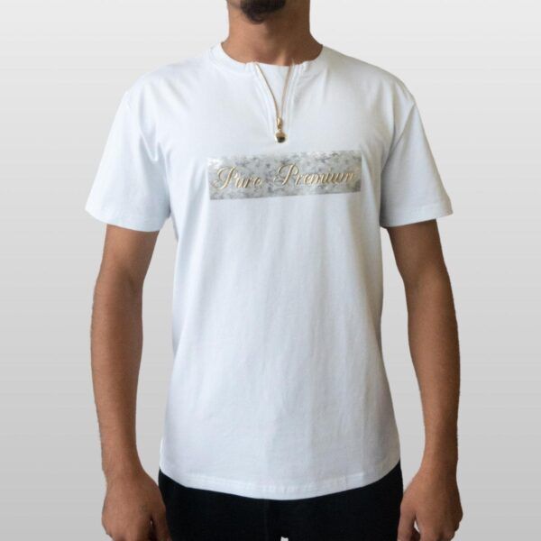 Pure Premium Galaxy White T-shirt In White