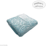 Mother's Choice Boys Baby Mink Blanket In Blue Bear