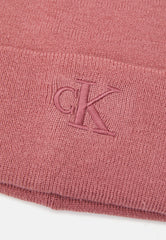 Calvin Klein Acc Monogram Embro Beanie Dusty Pink