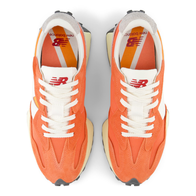 New Balance Mens 327 Lifestyle Shoes In Orange