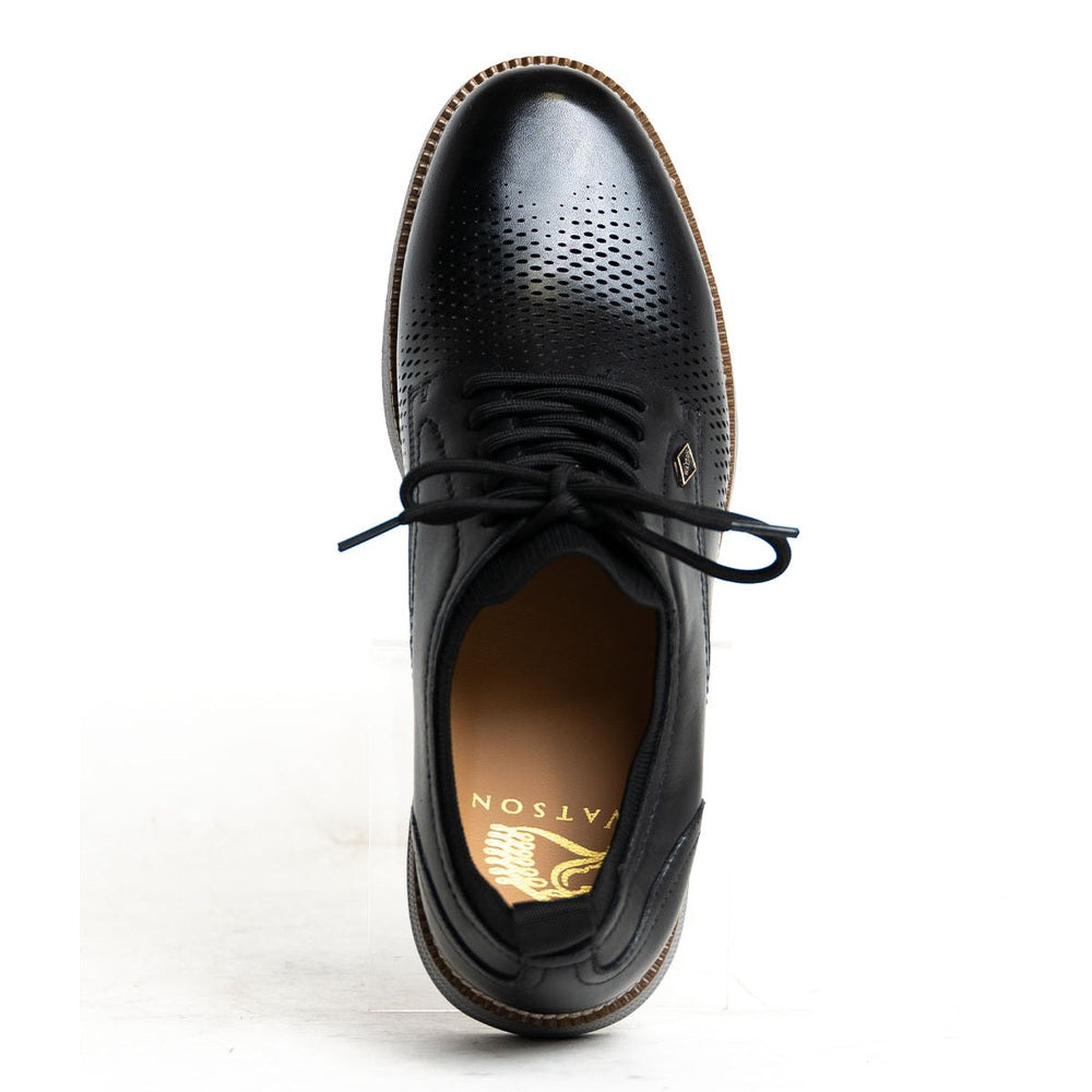 Watson Mens Ocsar Calf Shoes In Black