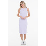 Calvin Klein Mens Monologo Tank Midi Dress In Lilac