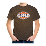 Boerboel Boys Cotton T-shirt In Brown