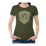 Boerboel Womens Permium Cotton T-Shirt Printed In Green