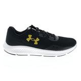 Under Armour Mens Charged Pursuit 3 Sneakers In Black/White/Gold