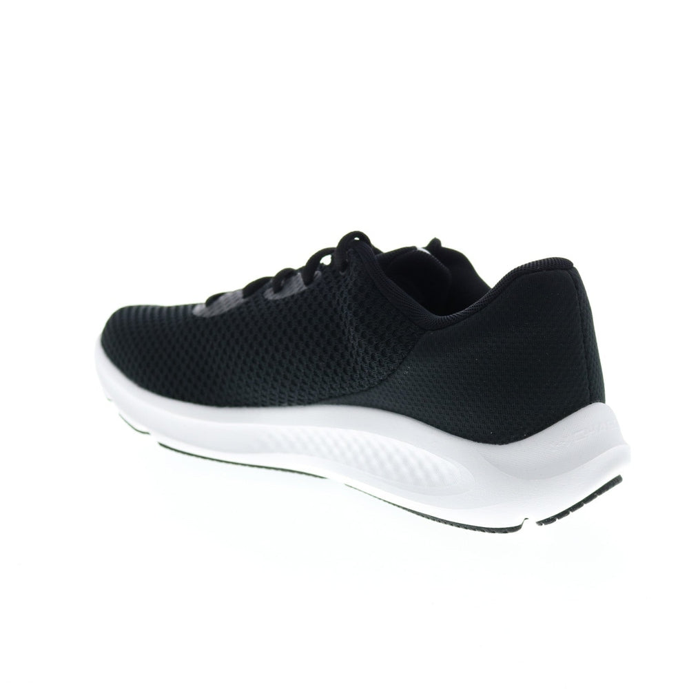 Under Armour Mens Charged Pursuit 3 Sneakers In Black/White/Gold