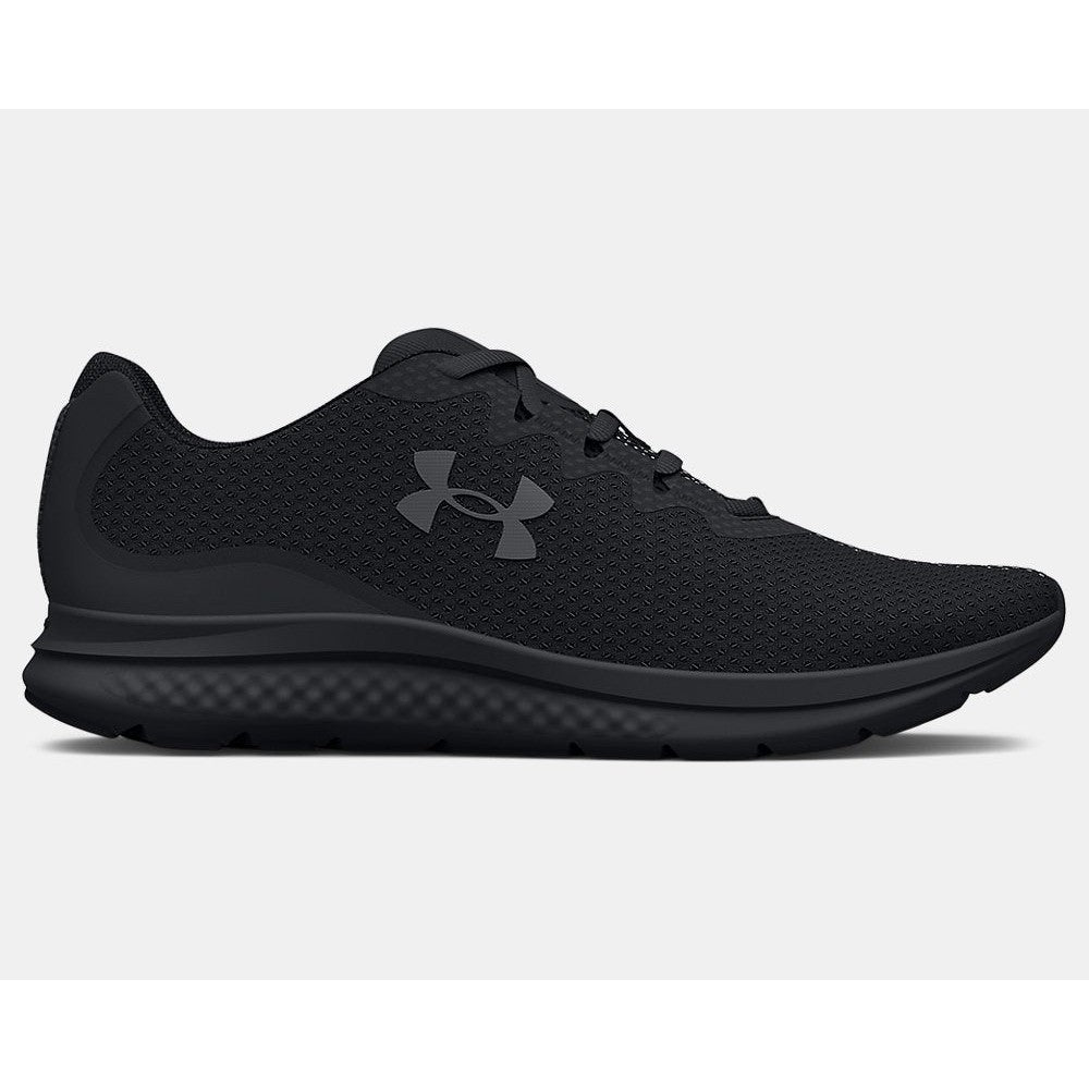 Under Armour Mens Charged Impuse 3 Sneakers In Black