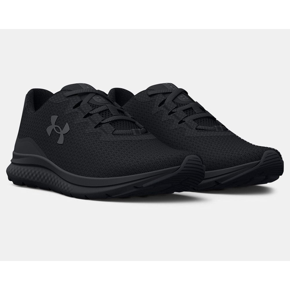 Under Armour Mens Charged Impuse 3 Sneakers In Black
