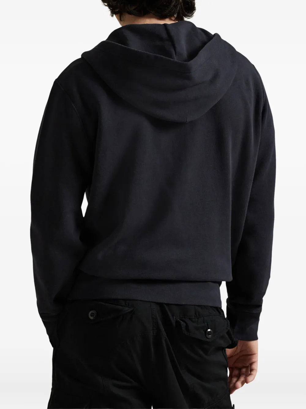 Polo Mens Essential Fleece Hoodie Black
