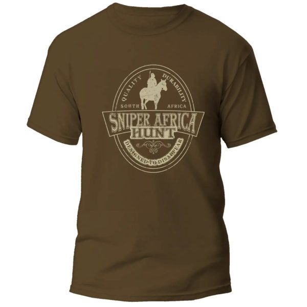 Sniper Mens Wild T-Shirt In Walnut