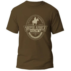 Sniper Mens Wild T-Shirt In Walnut